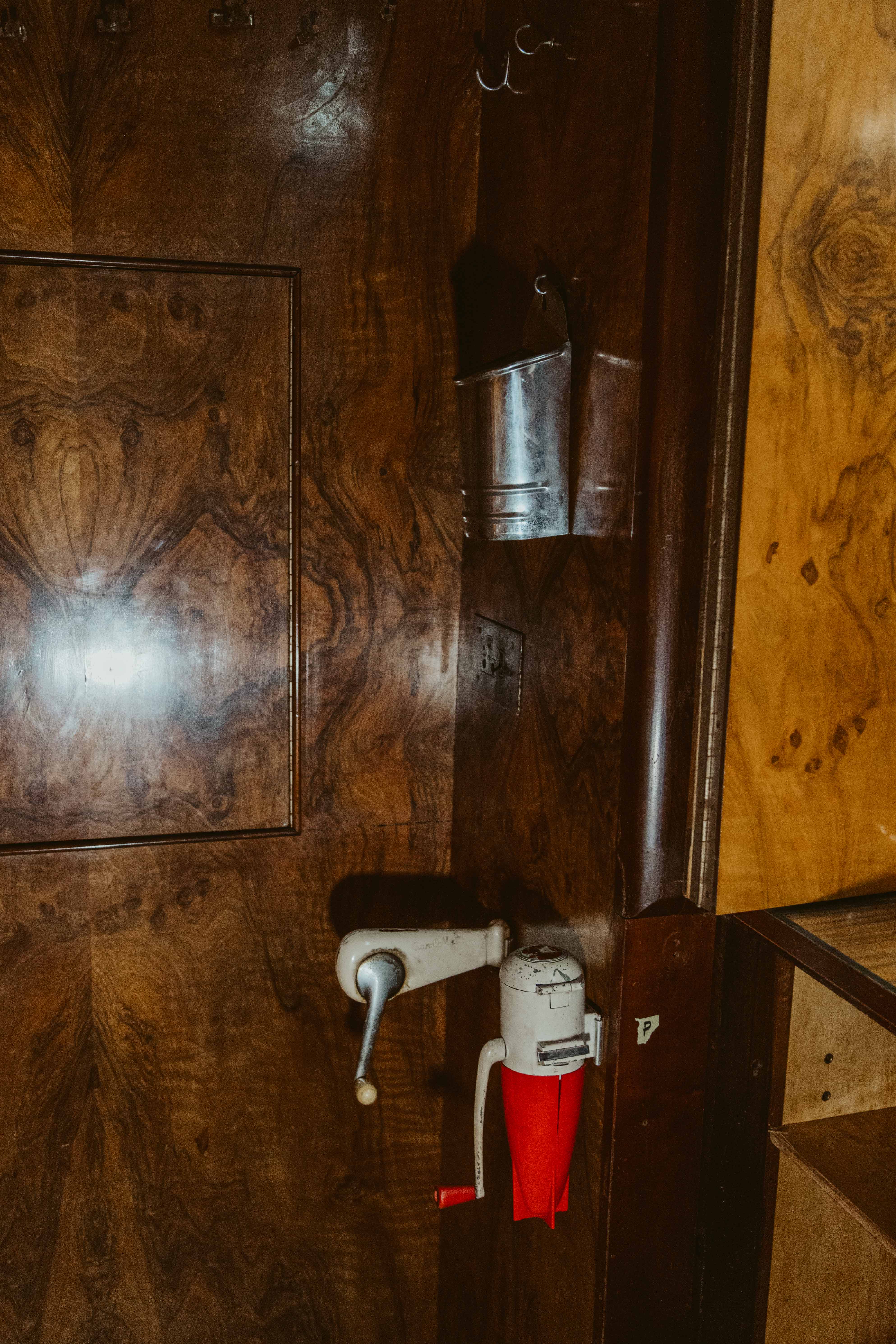 Vintage Built-In Walnut Bar Unit, c. 1960s