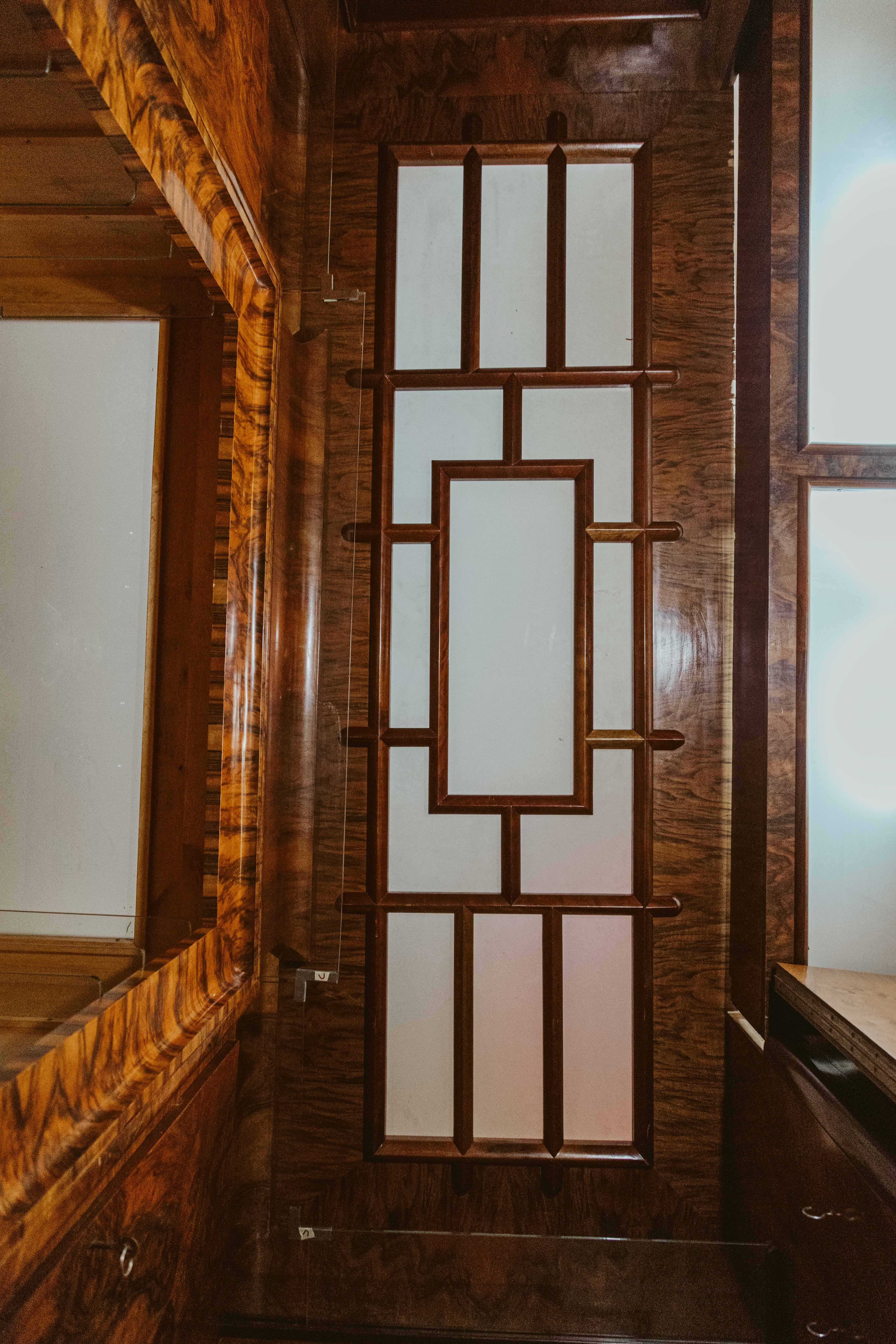 Vintage Built-In Walnut Bar Unit, c. 1960s