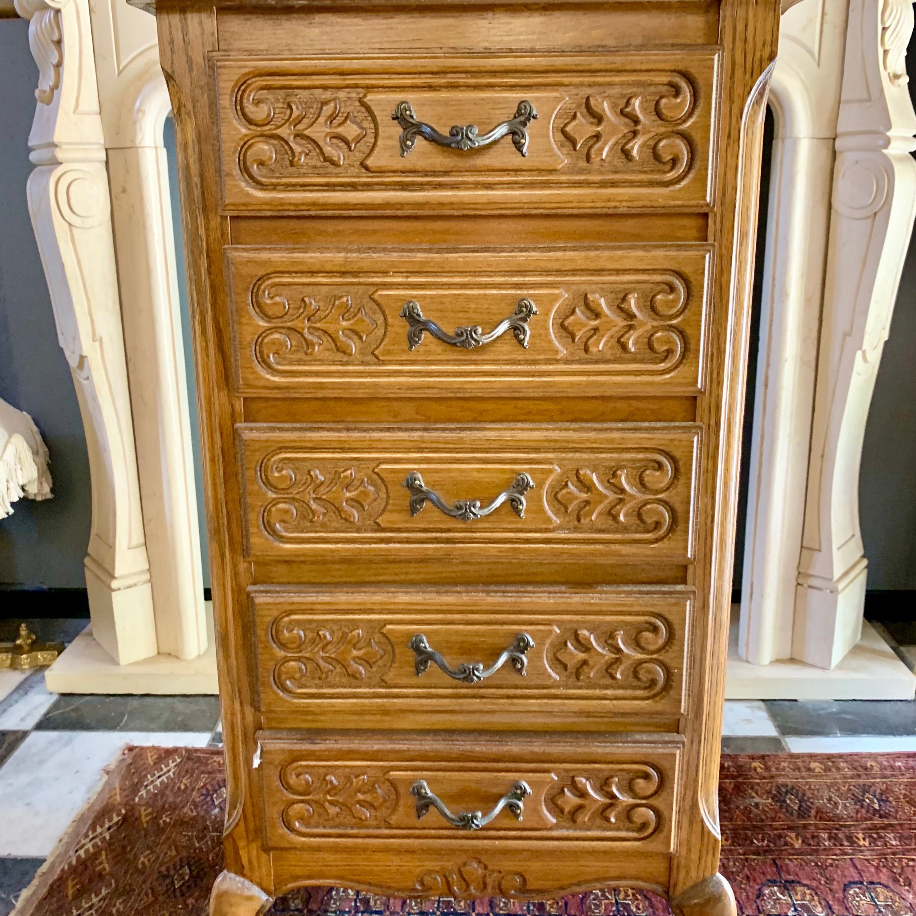 Large Antique Oak Chest of Drawers