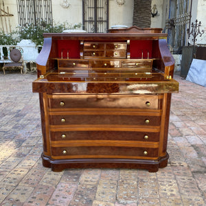 Antique French Polished Writing Bureau - SOLD