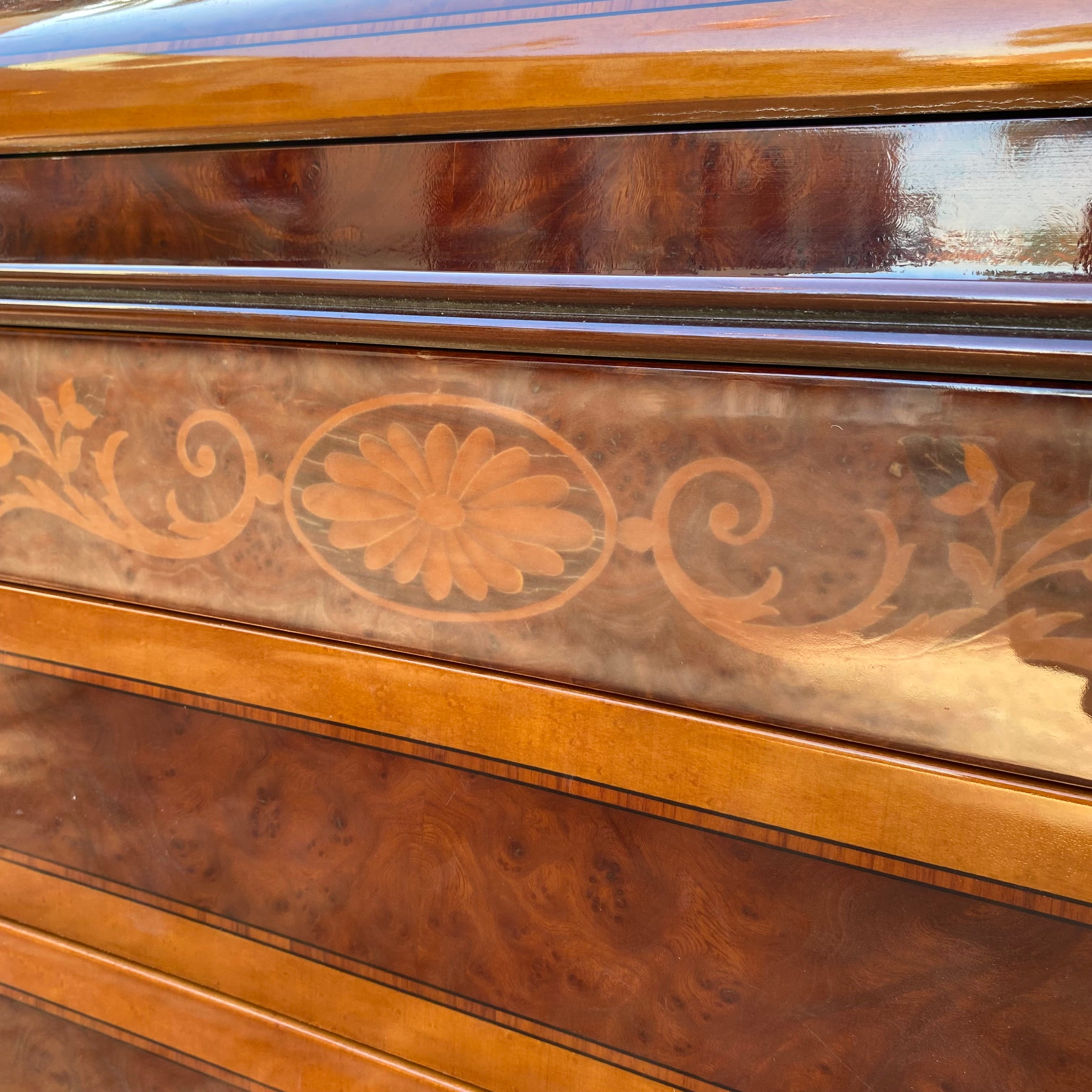 Antique French Polished Writing Bureau - SOLD