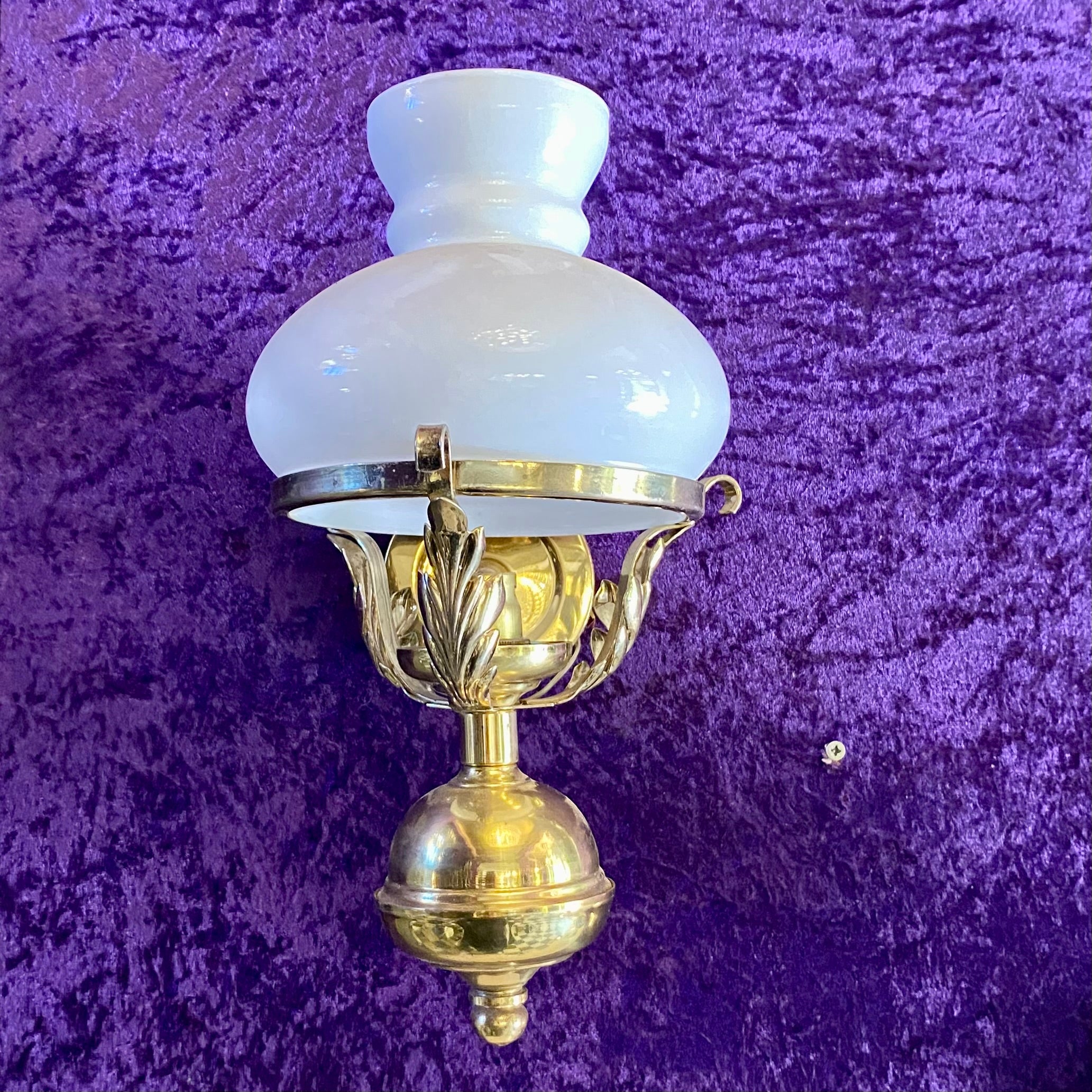 A Pair of Victorian Brass Sconces - SOLD