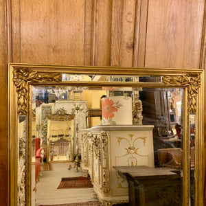 Antique French Bevelled Mirror - SOLD