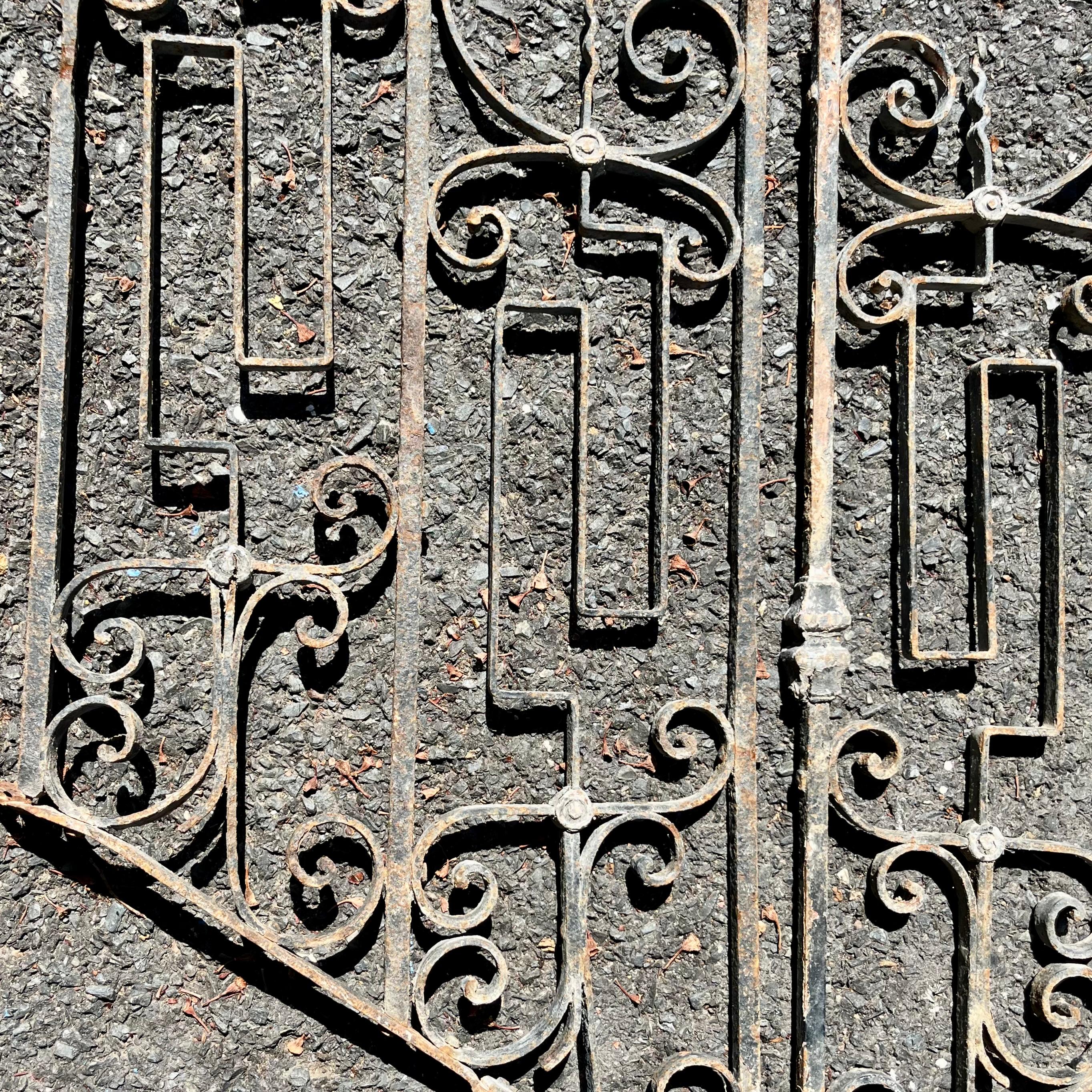 Salvaged Two Paneled Gate