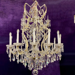 Large Maria Theresa Chandelier - SOLD