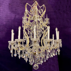 Large Maria Theresa Chandelier - SOLD