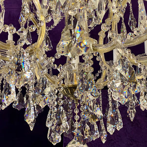 Large Maria Theresa Chandelier - SOLD