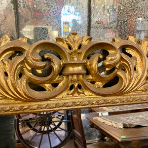 Antique Hand Carved Gilt French Mirror - SOLD