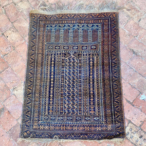 Vintage Hand Woven Rug