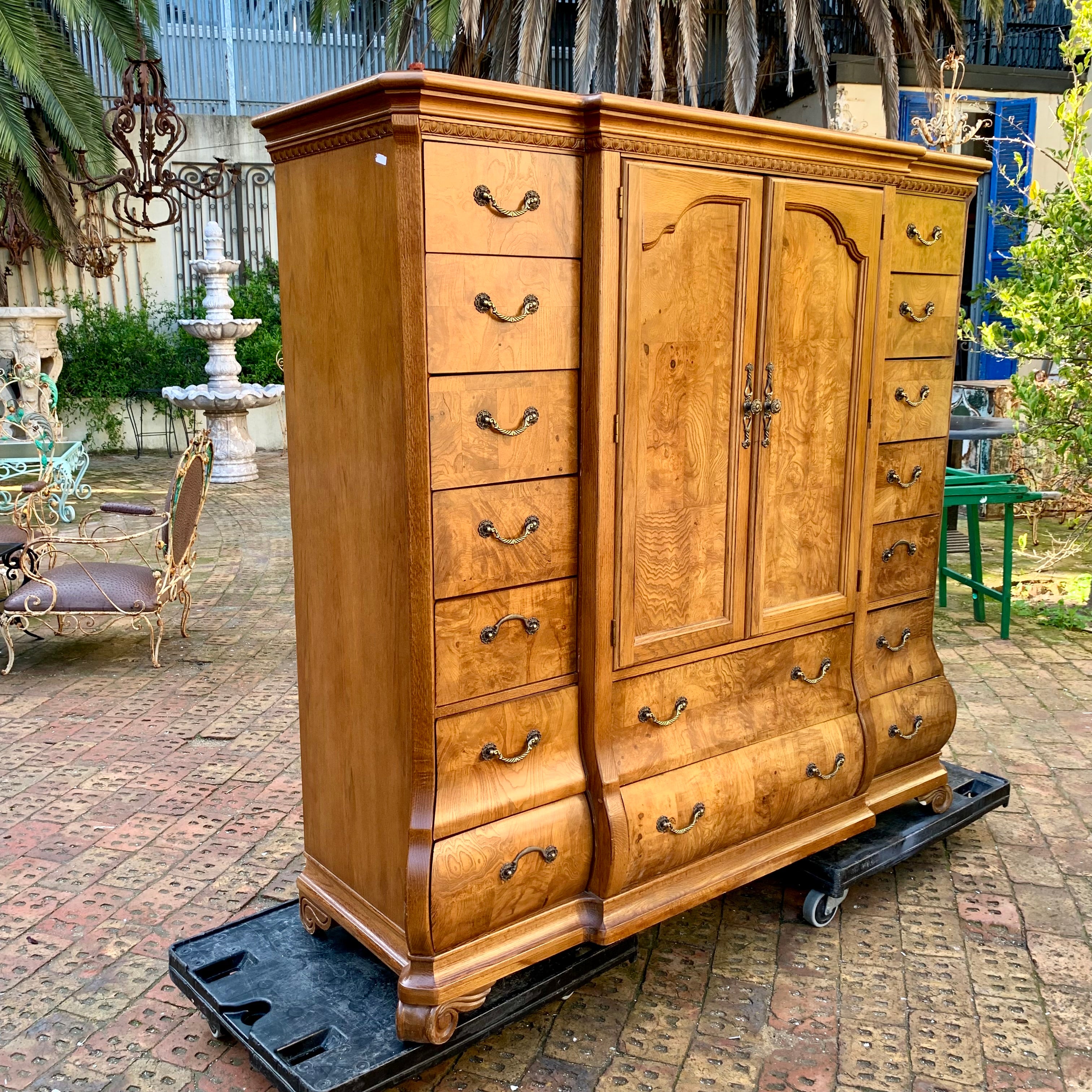 Antique Multiwood Cabinet