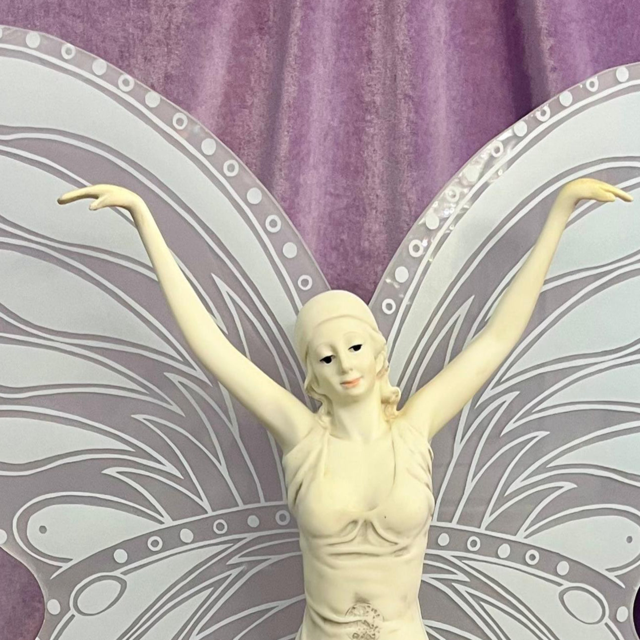 Vintage Fairy Lamp with Frosted Glass