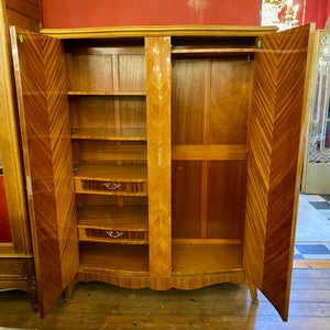 Gorgeous! Antique Highly Polished Rosewood Inlaid Cabinet