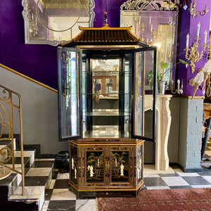 Large Vintage Japanese Display Cabinet