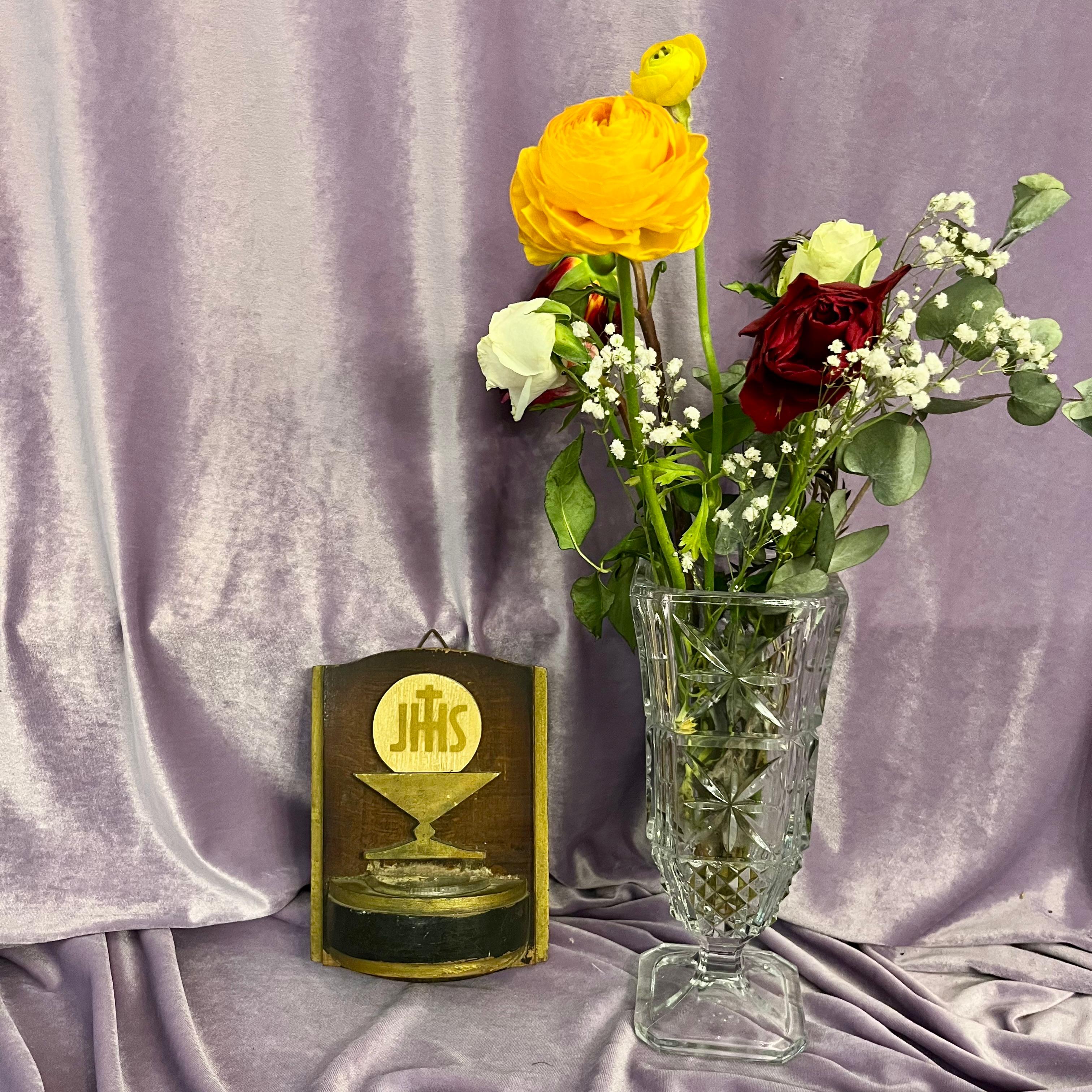 Communion Symbol Holy Water Font