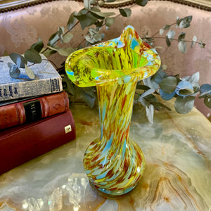 Unusual Vivid Coloured Murano Vase - SOLD