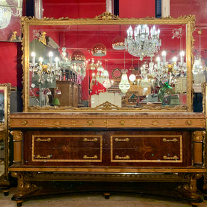 Unique Italian Empire Style Cabinet & Mirror