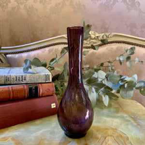 Gorgeous Twisted Purple Murano Vase - SOLD