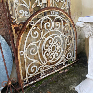 Very Tall Antique Forged Steel Gate