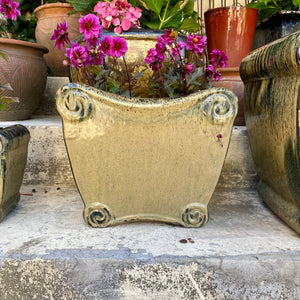 Asian Style Glazed Terracotta Planters