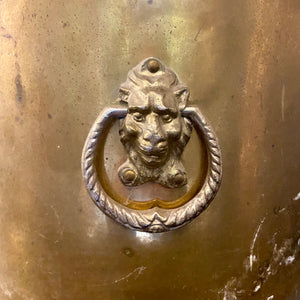 Antique French Brass Pot