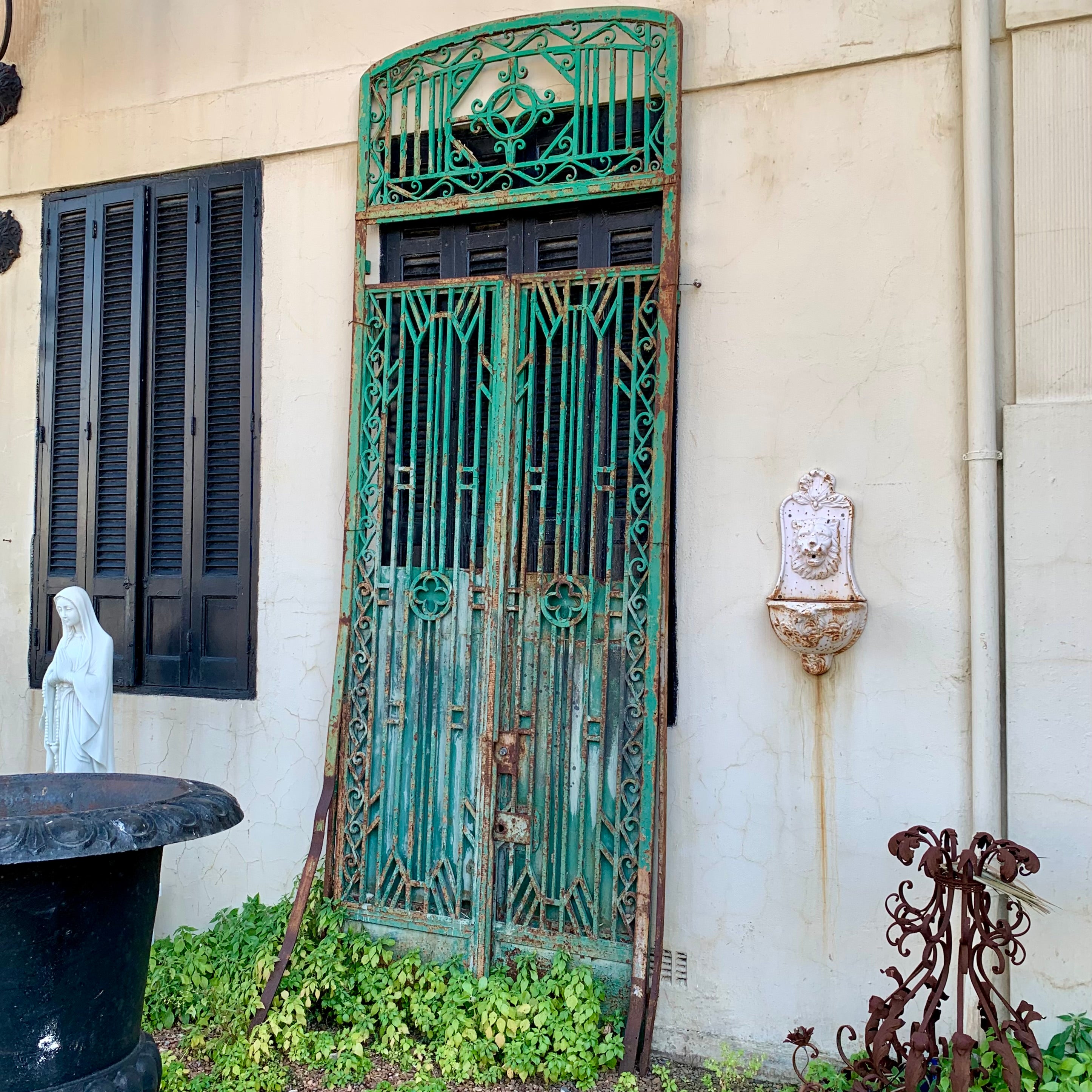 Large Forged Steel Gate from Argentina