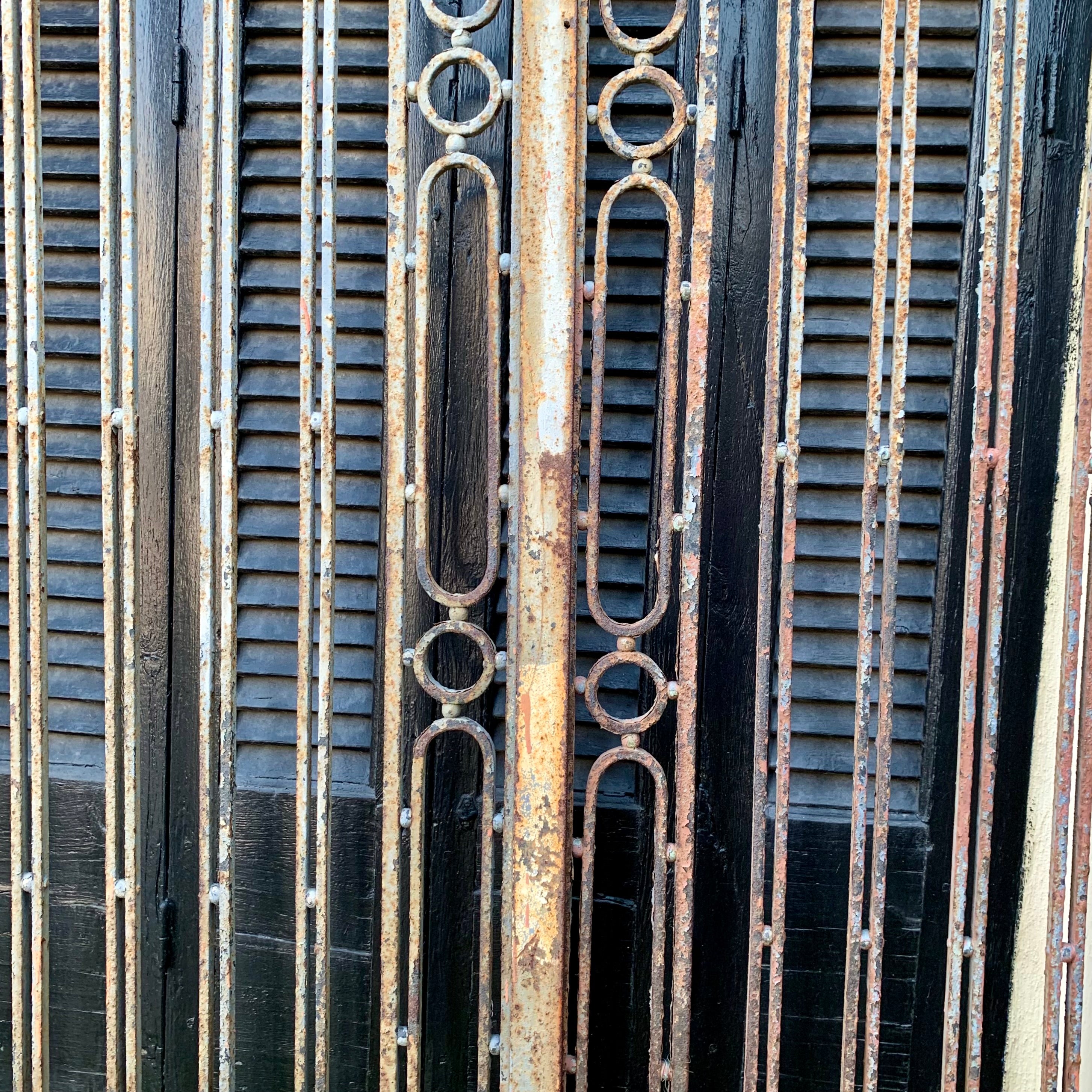 Antique Salvaged Art Deco Gate