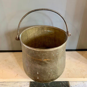 Antique Brass Jam Pot - SOLD