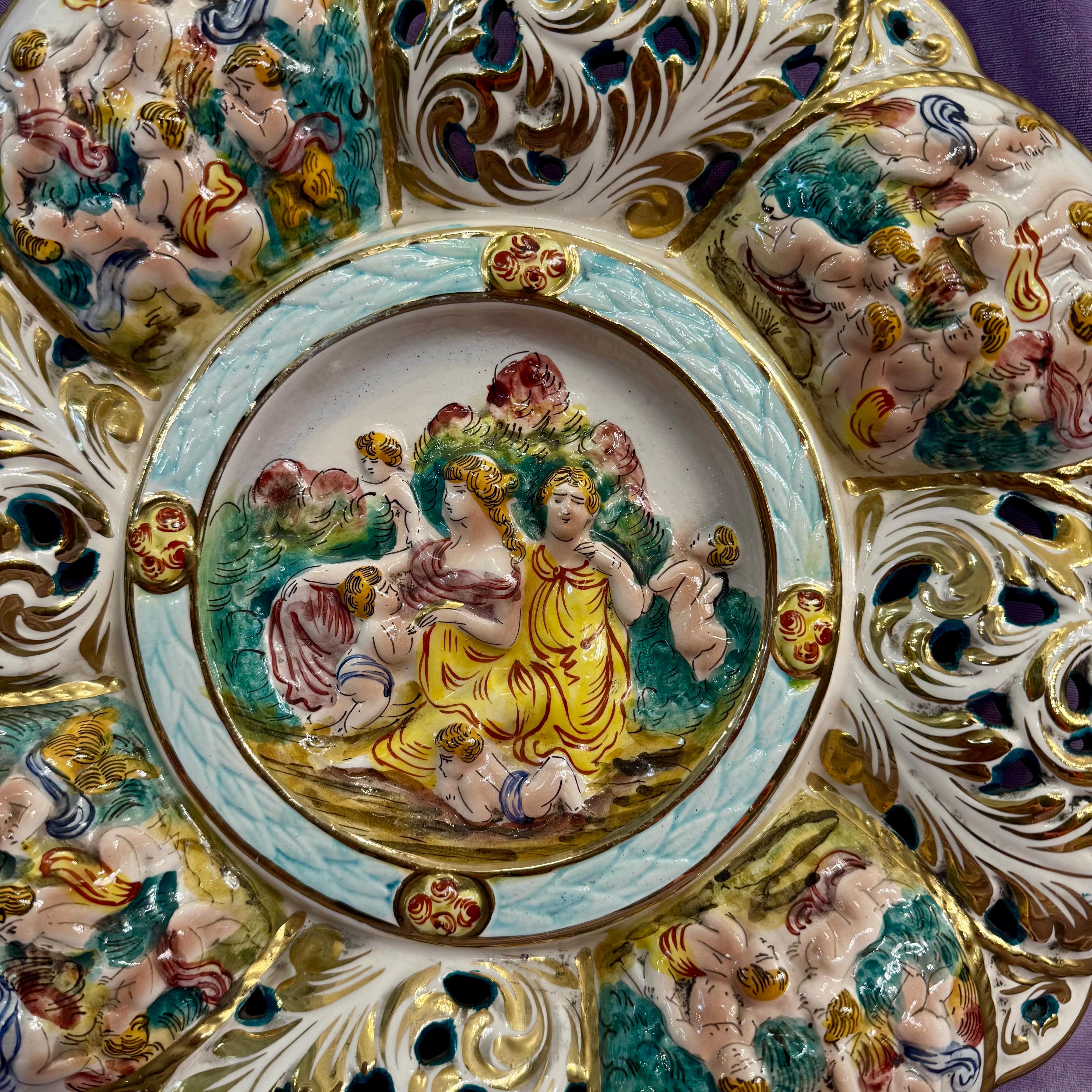 Capodimonte Decorative Wall Plate