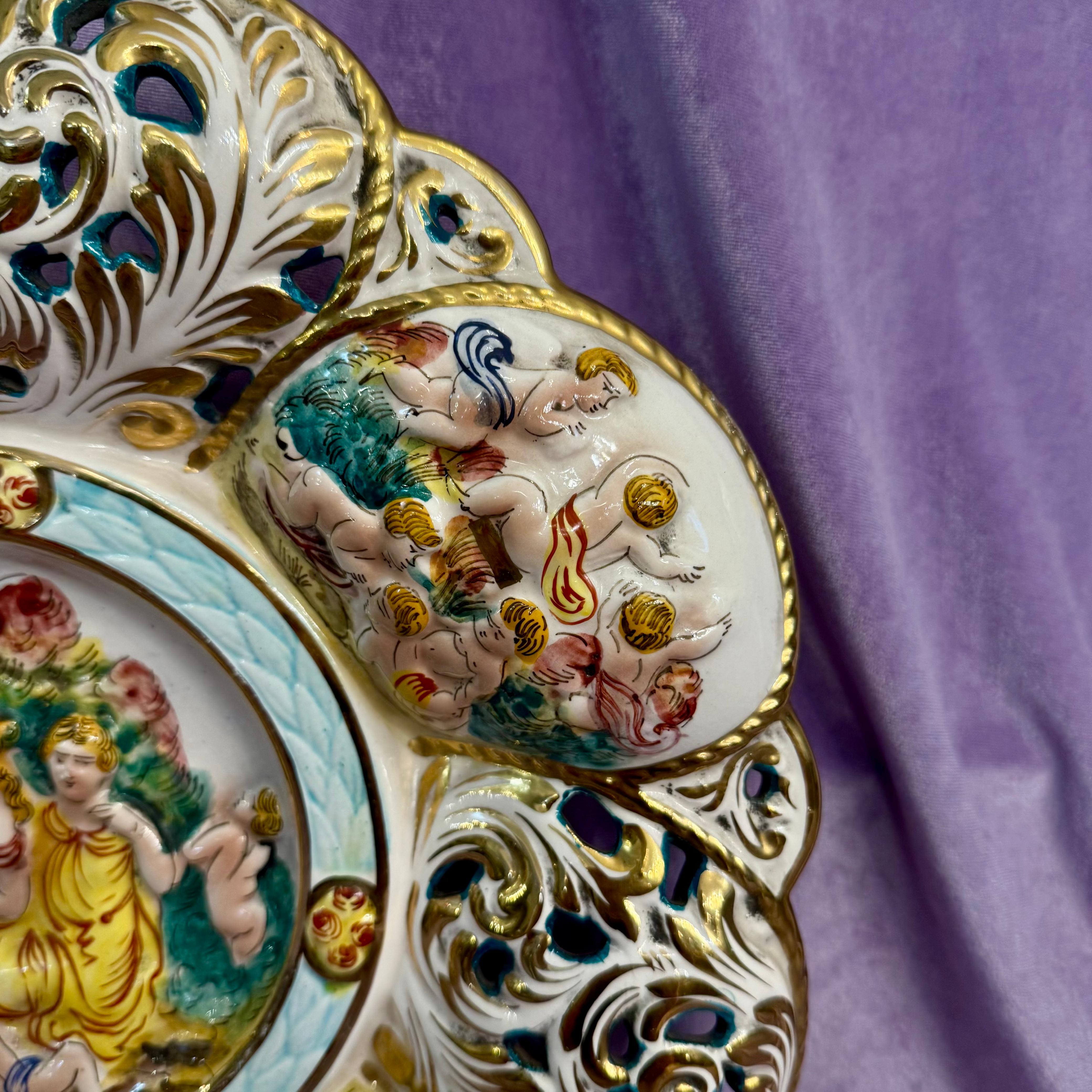Capodimonte Decorative Wall Plate