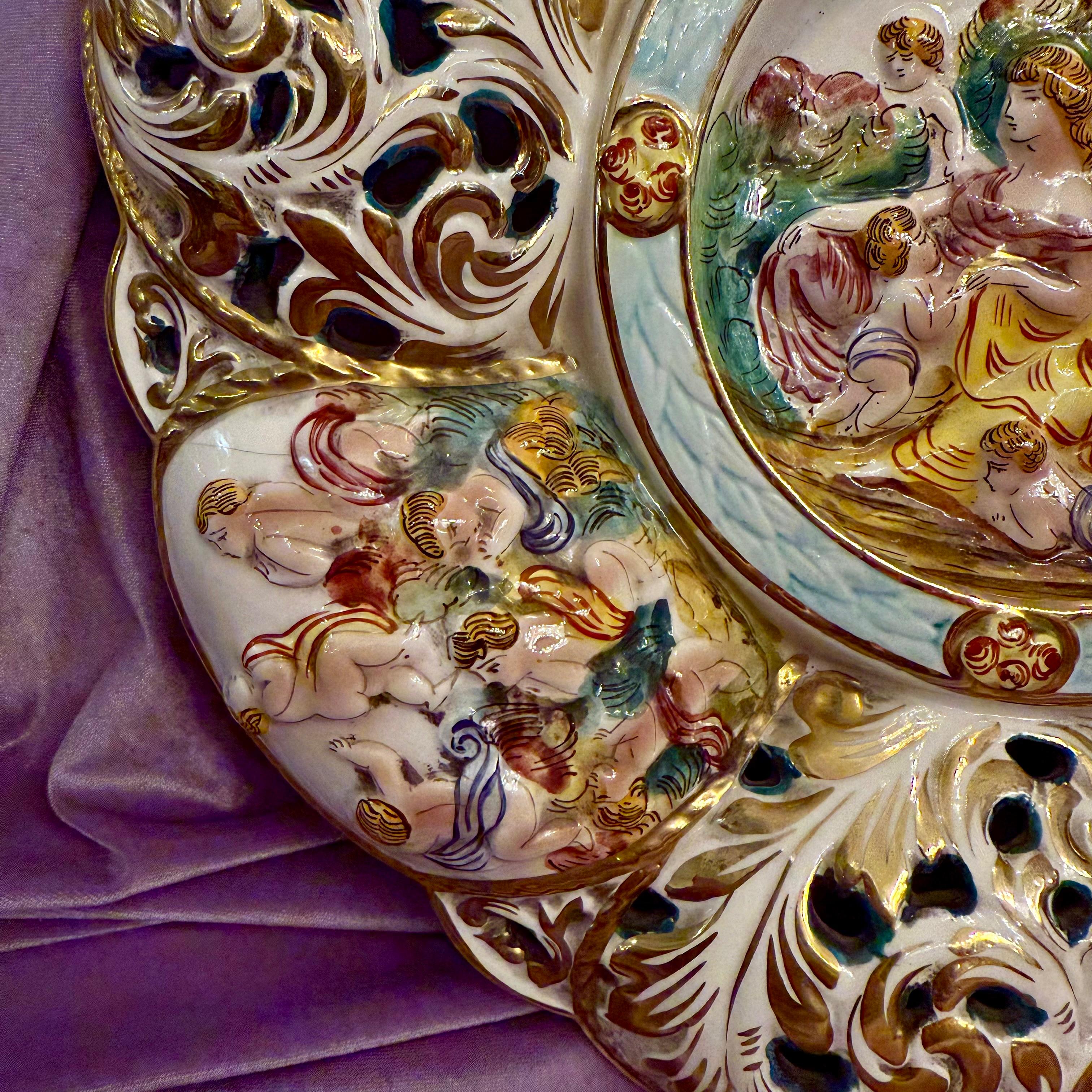 Capodimonte Decorative Wall Plate