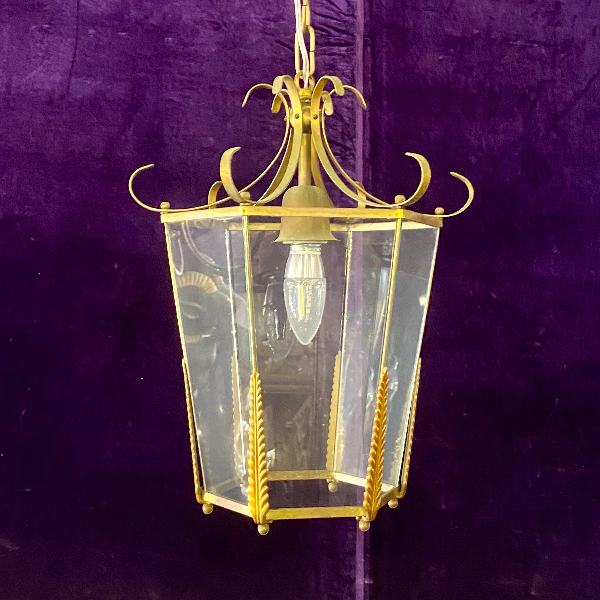 Antique Brass Lantern