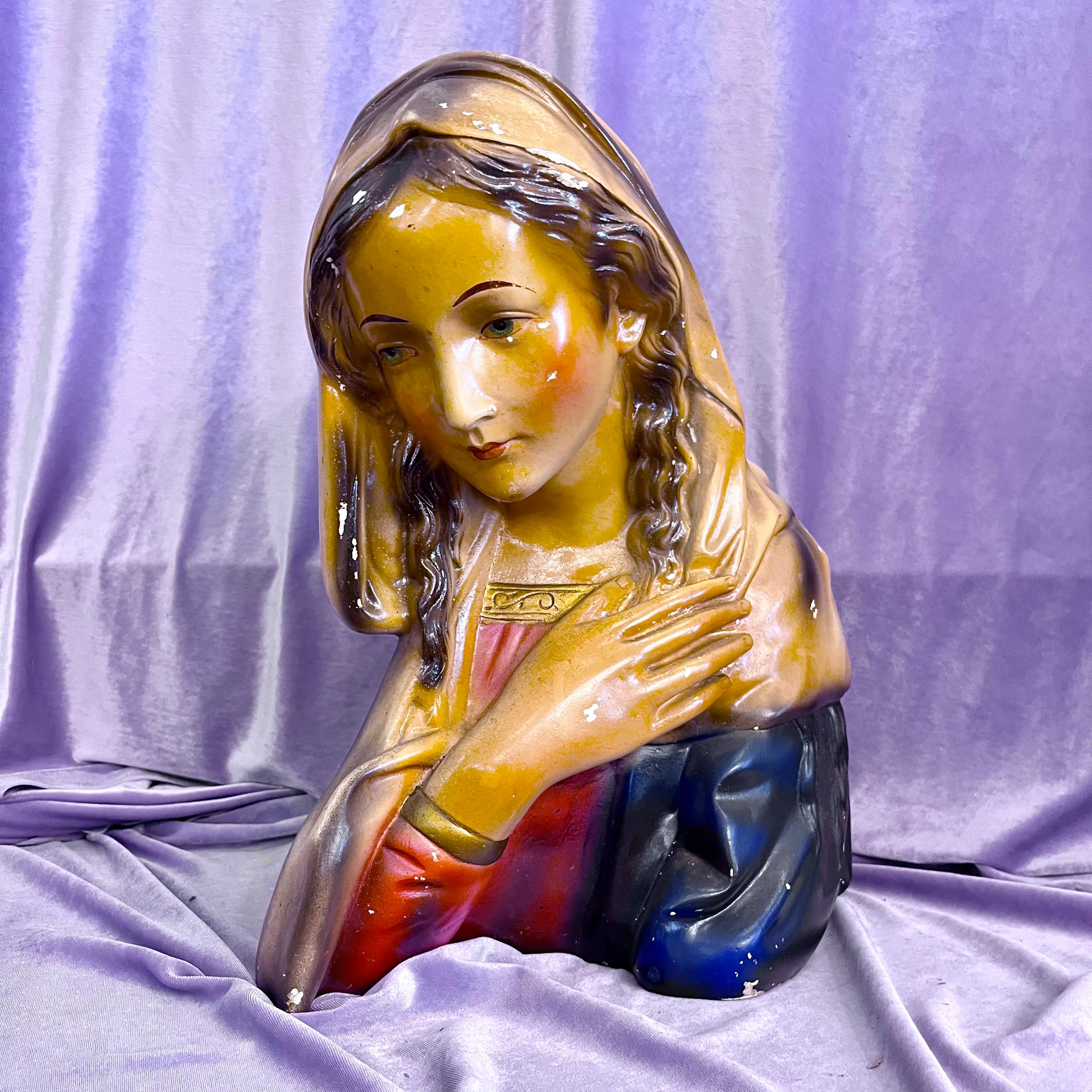 Serene Madonna Bust