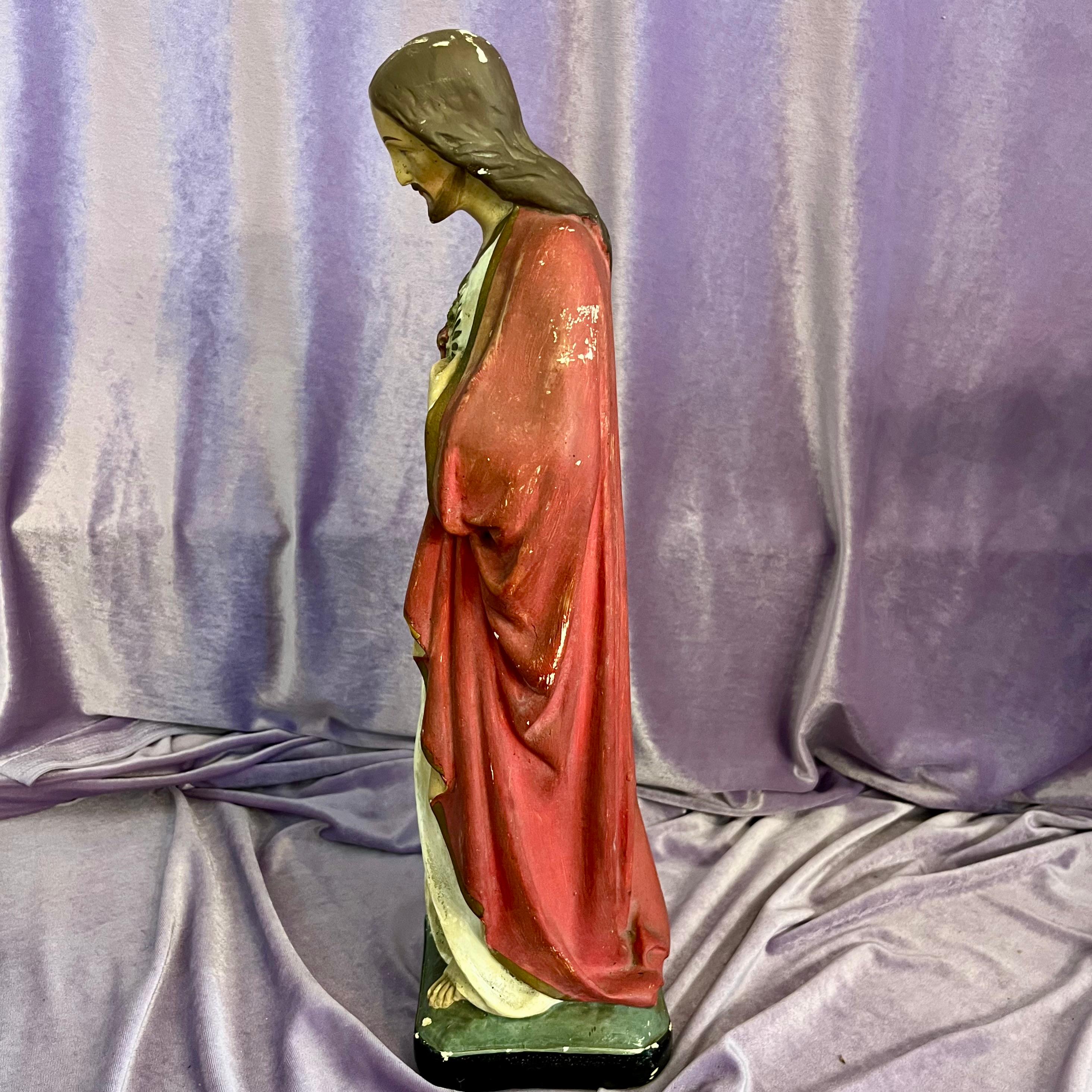 Hand-Painted Sacred Heart of Jesus