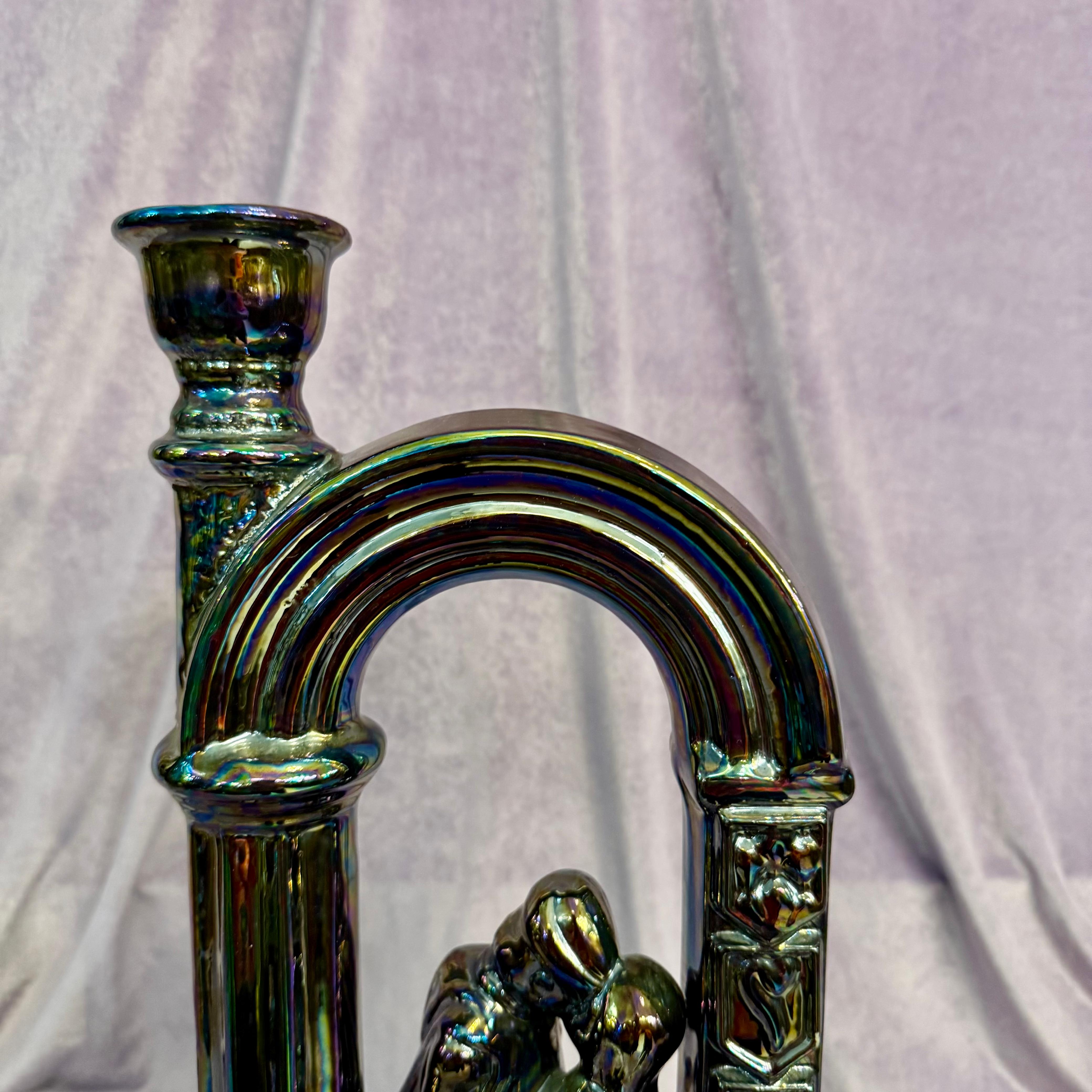 Vintage Italian Ceramic Figural Candle Holder