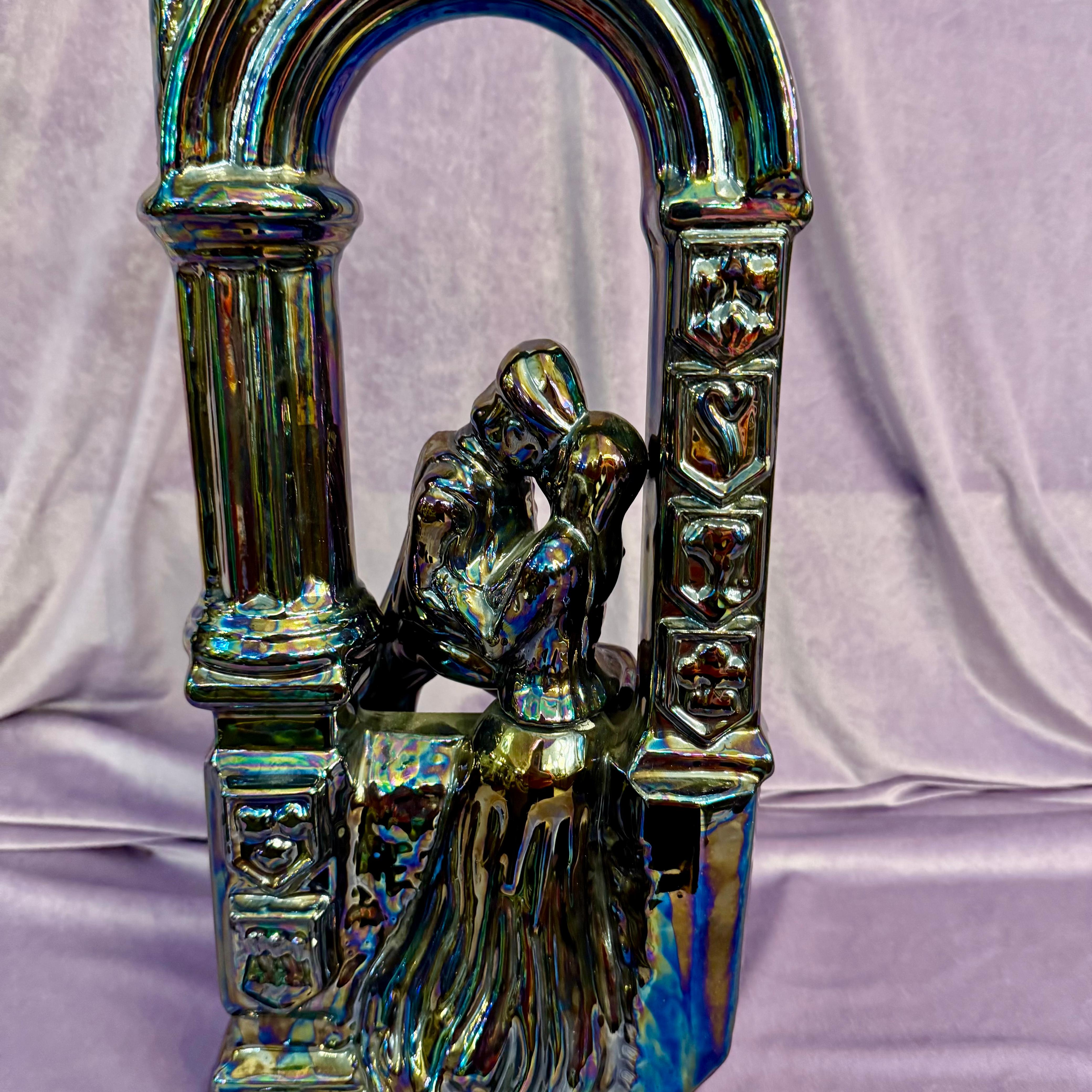 Vintage Italian Ceramic Figural Candle Holder