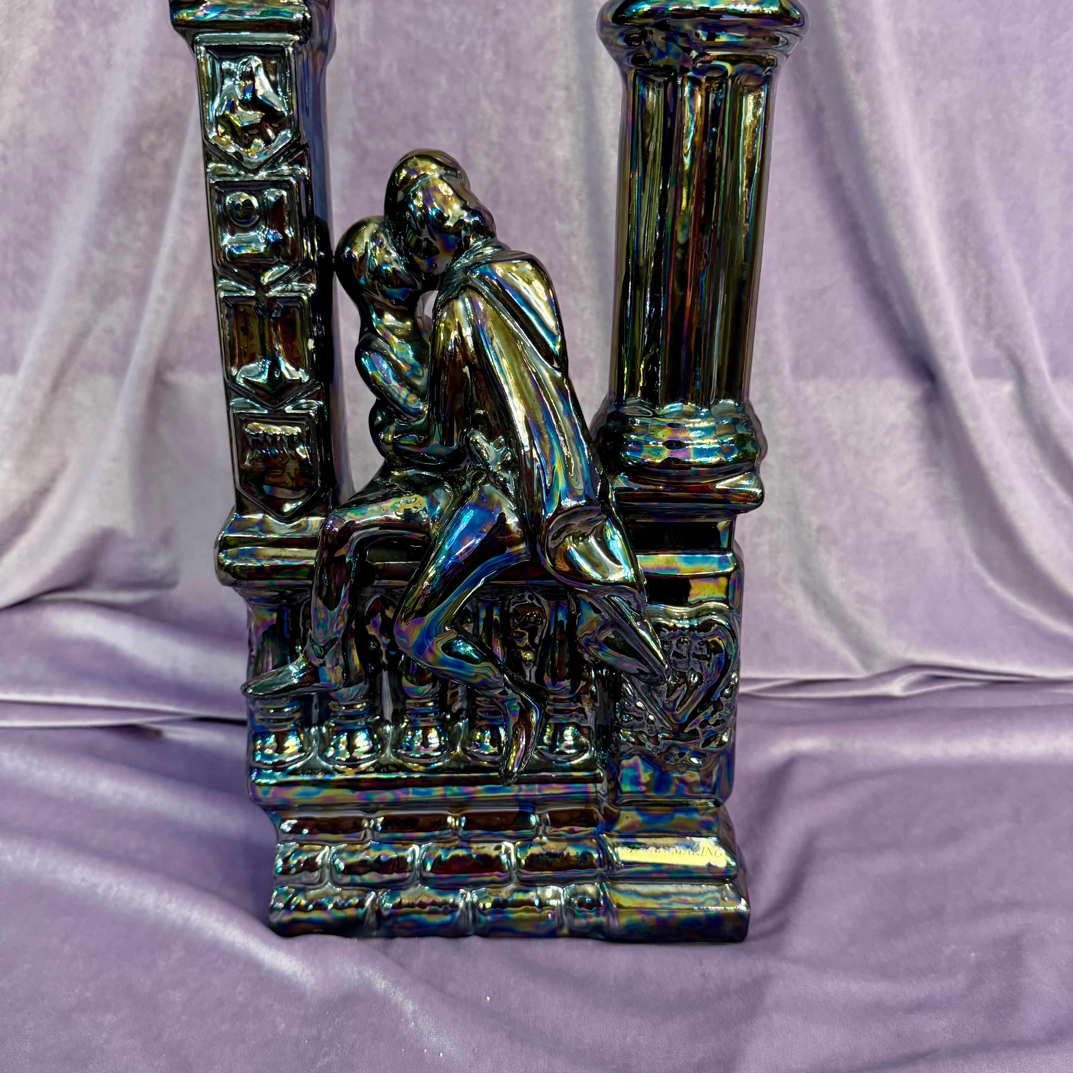 Vintage Italian Ceramic Figural Candle Holder