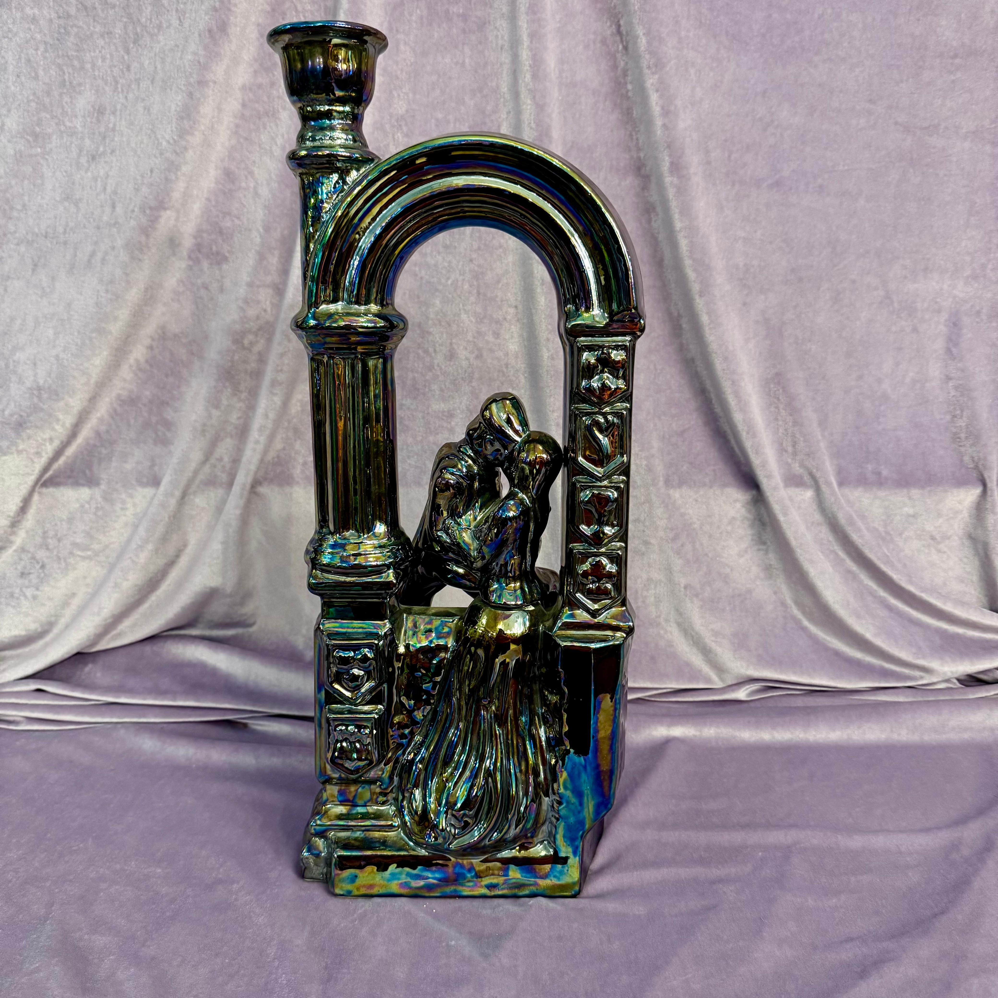 Vintage Italian Ceramic Figural Candle Holder