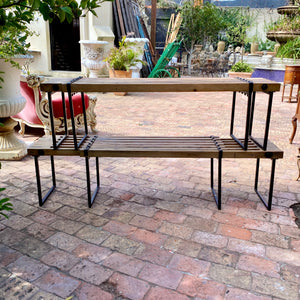 Wooden Extendable Benches