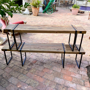 Wooden Extendable Benches