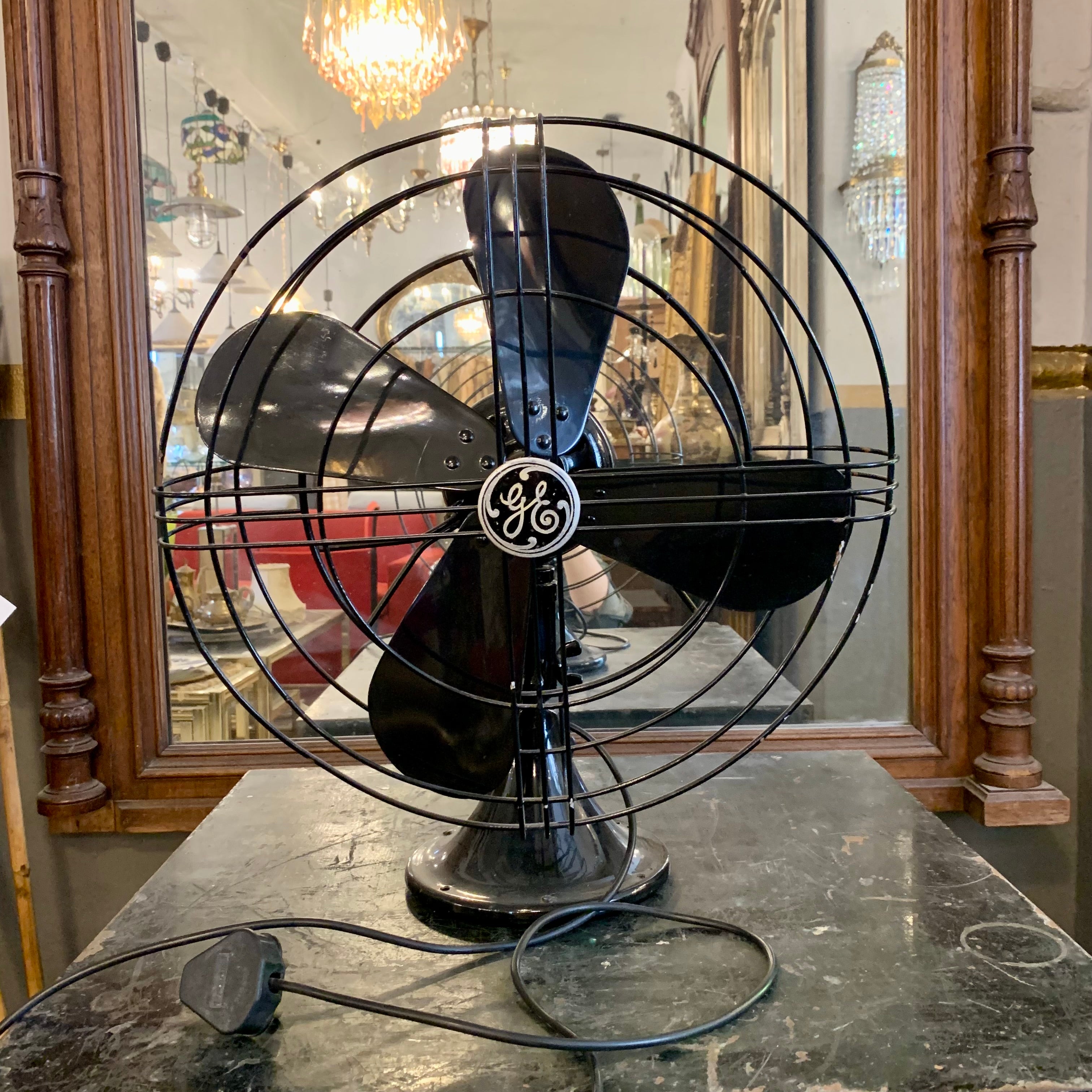 Vintage Desk Fan By General Electric