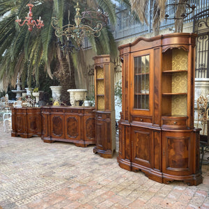 Amazing Antique Rosewood Cabinet Set