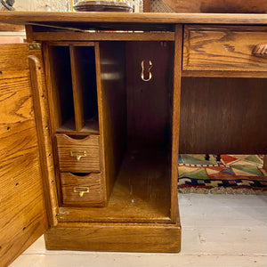 Sizable and Sturdy Antique Desk