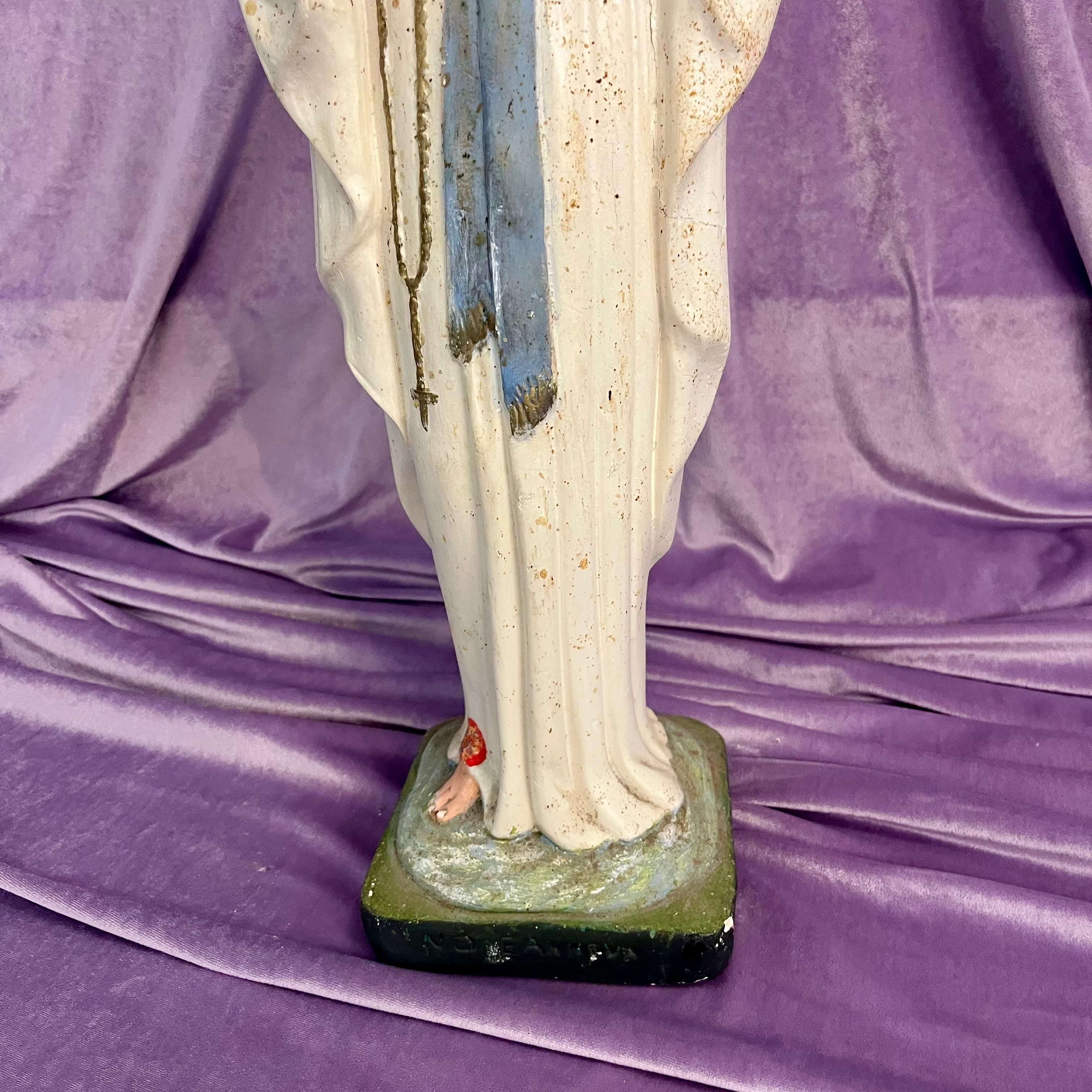 Antique Statuette of Mother Mary