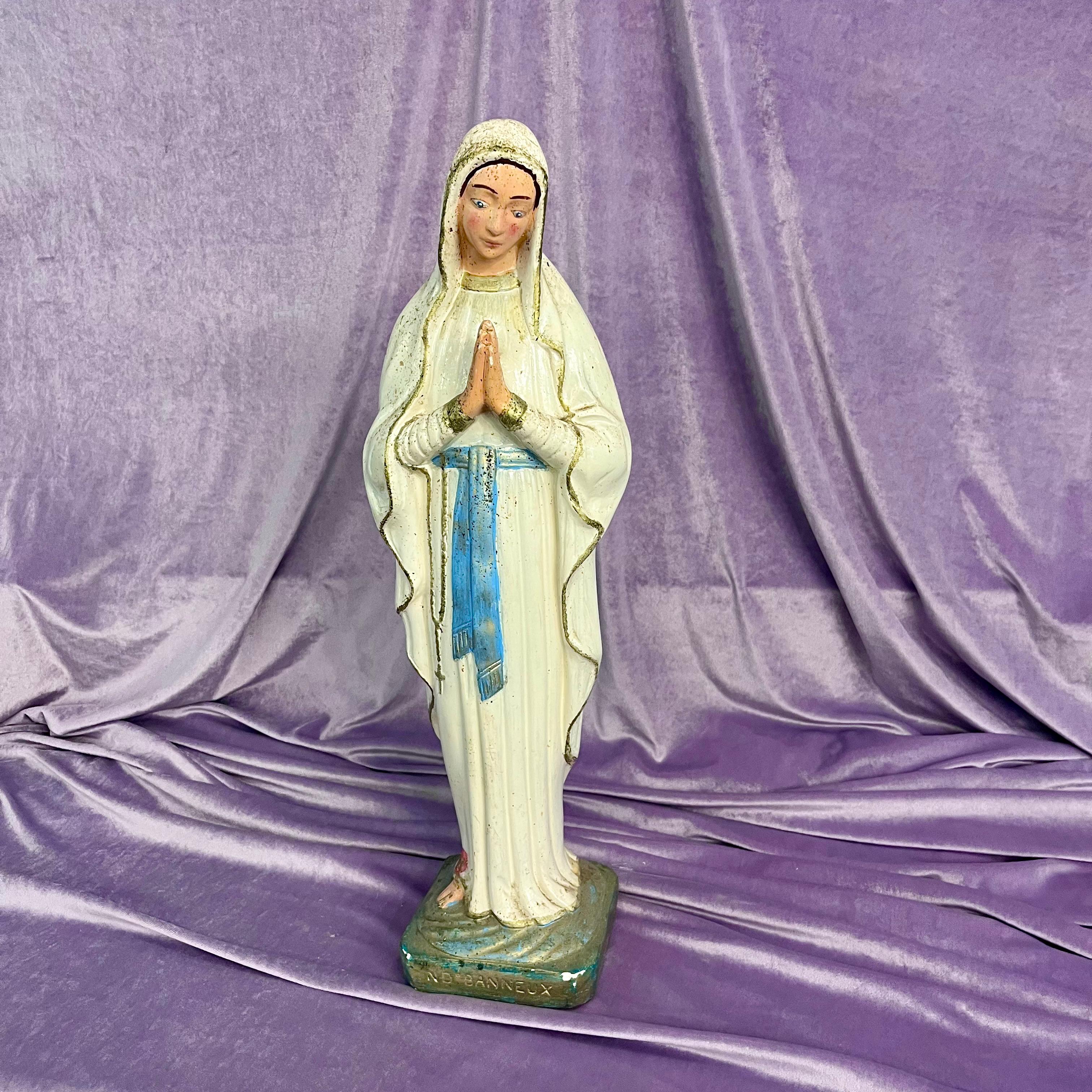 Antique Statuette of Mother Mary