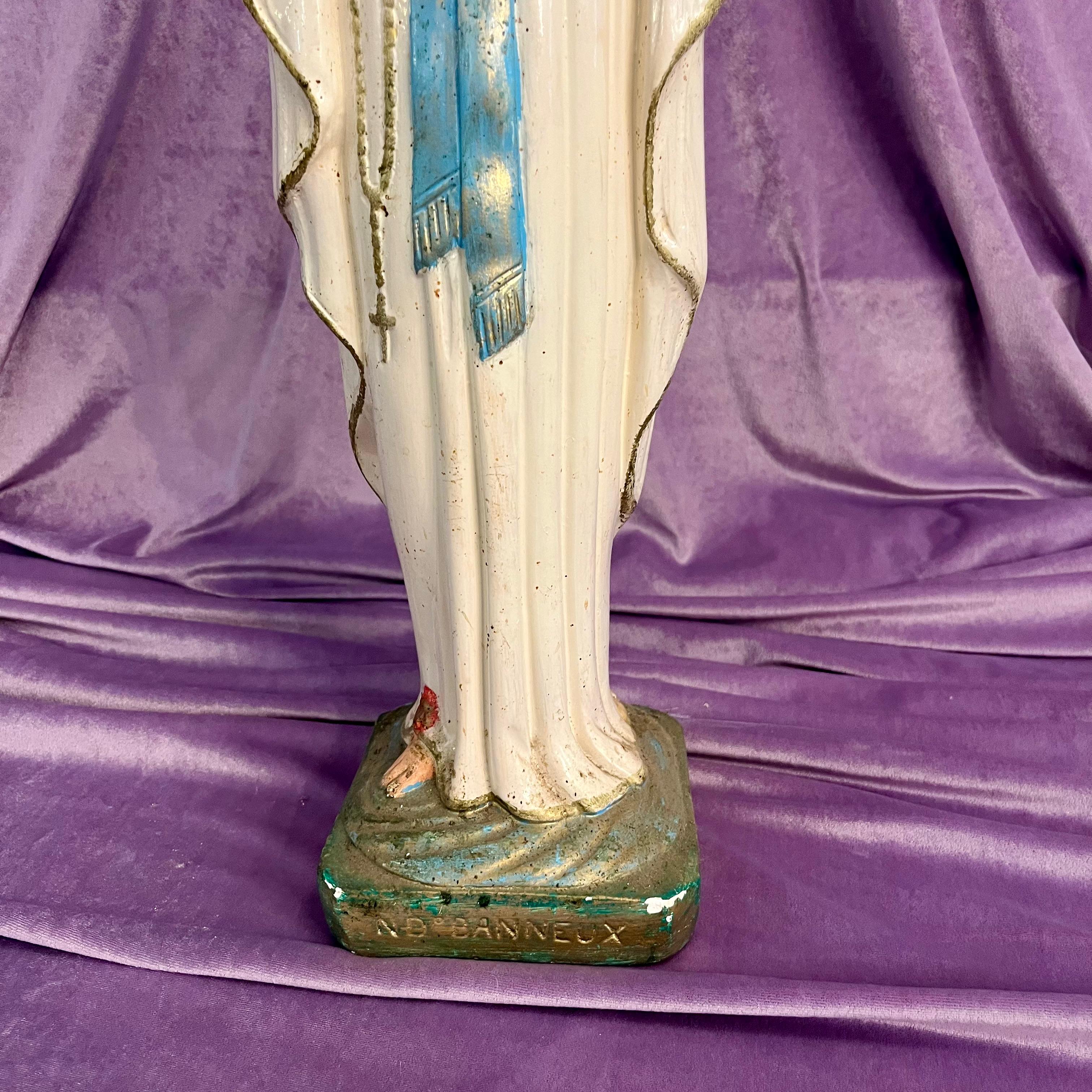 Antique Statuette of Mother Mary