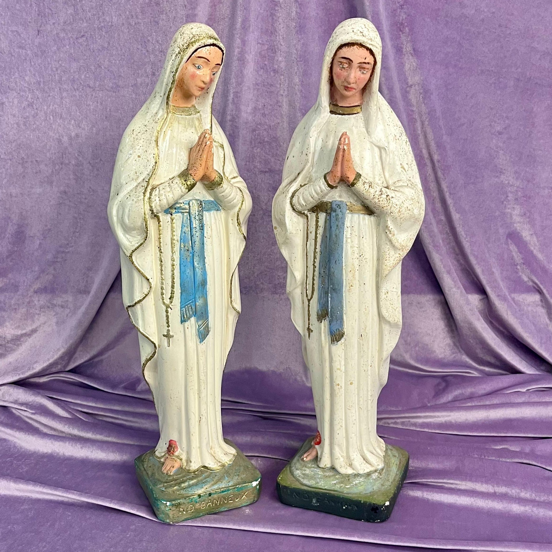 Antique Statuette of Mother Mary