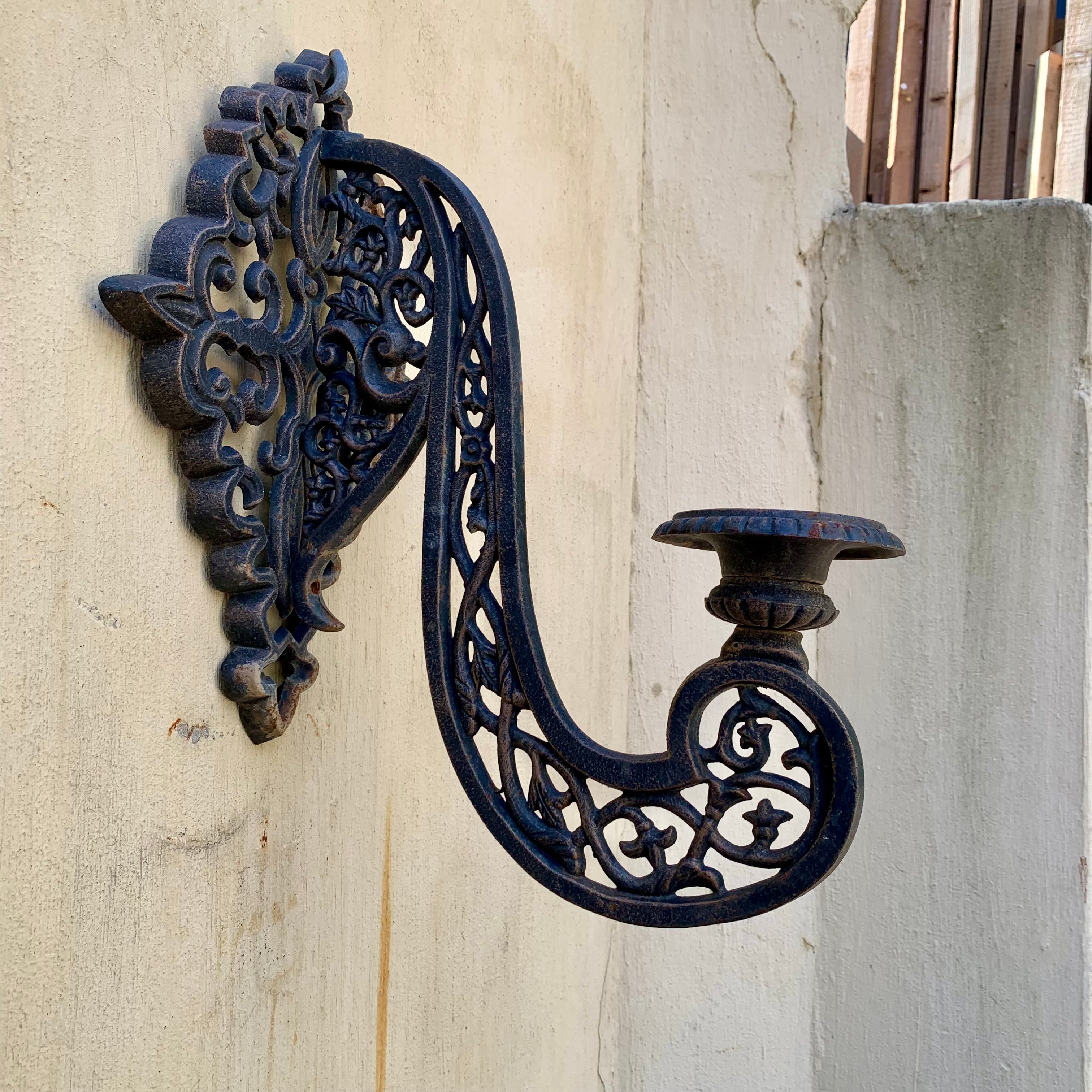 Beautiful Cast Iron Outdoor Candelabra - SOLD