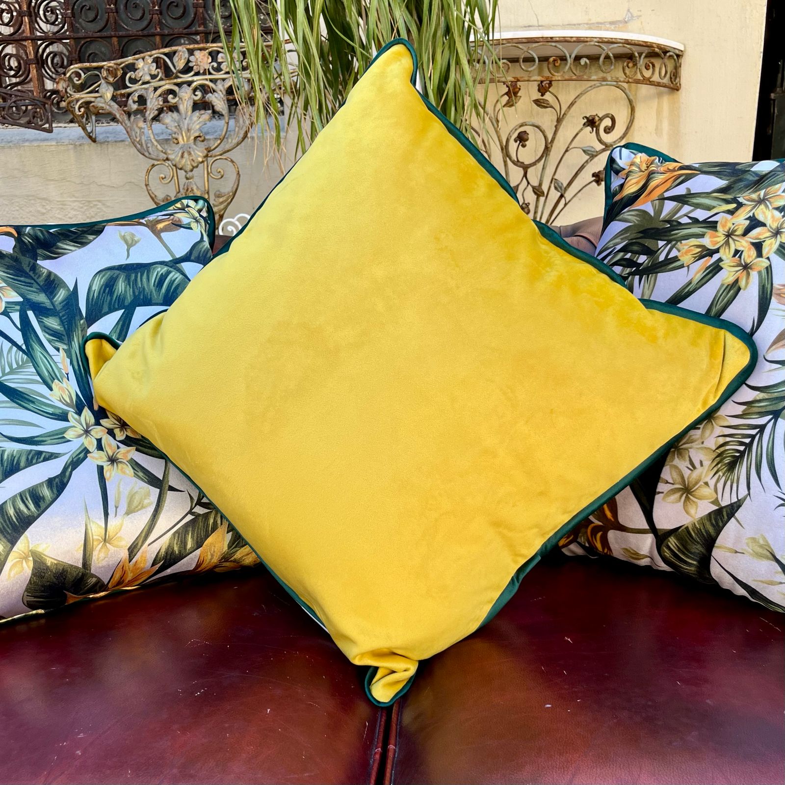 Vibrant Tropical Scatter Pillows