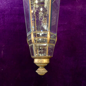 Tapered Brass Lantern