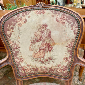 A Pair of Antique Walnut Armchairs - SOLD